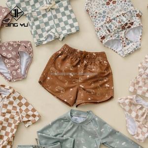 Wholesale Custom Print Two Piece Kids Bathing Suit Swimsuit for Kids Swimwear Toddler Swimsuits Baby Swimwear High Quality - Product Image 3