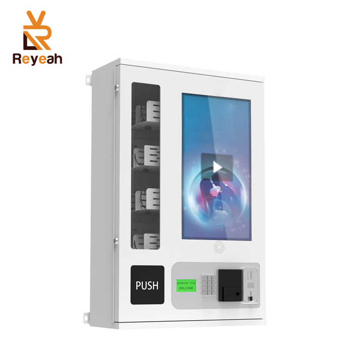 Automatic Spring Driving Id Card Reader Vending Machine Mini Table Top Dispenser Cosmetics Smart Vending Machine Coin Operated