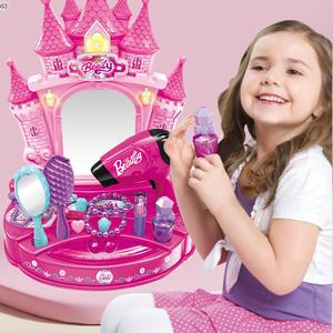 Ensemble de maquillage pour filles et enfants, jouet électrique de jeu de beauté, château de rêve, ensemble de coiffeuse pour enfants - Product Image 4