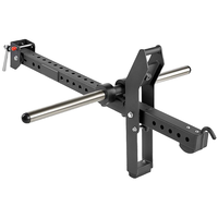 Barre de dips en acier réglable en forme de Y pour Power Cage et salle de sport à domicile - Fixation robuste pliable