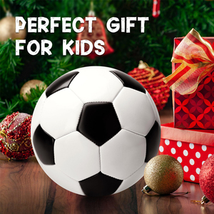 Pallone da <span class=keywords><strong>Calcio</strong></span> per Allenamento Bambini, Regalo di Natale, Cucito in PVC Resistente, Misure 3/4/5, Ufficiale da Partita con Pompa e Borsa - Product Image 4