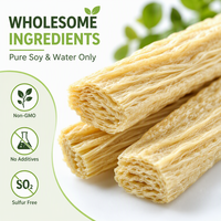 Bâtonnets de soja séchés non-OGM en gros, Fuzhu de qualité supérieure riche en protéines, origine Chine, Asperges de soja séchées pour les fabricants alimentaires