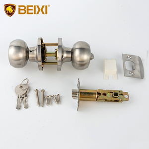 Privacy Home Hardware Product Round <strong>Knob</strong> Entry Front <strong>Gold</strong> <strong>Door</strong> <strong>Knobs</strong> Interior with Lock - Product Image 3