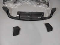 Diffuseur arrière en fibre de carbone TT TTS TTRS pour Audi TT MK3 TTS TTRS 2015 2016 2017 2018 2019 Diffuseur de pare-chocs arrière de voiture