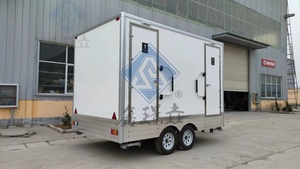 Offre Spéciale d'usine fabrication nouveau Design 350CM rue bon prix personnalisé camion public extérieur mobile toilettes de luxe - Product Image 3