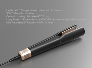 Set di Strumenti per lo Styling dei Capelli, Styler Ionico in Ceramica Multifunzione, Personalizzazione Airs Trait - Product Image 6