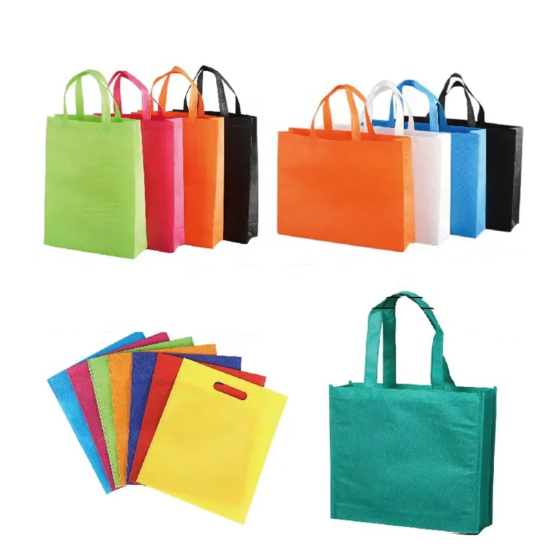 yasen nonwoven tote grocery shopping bag reusable bread custom reusable folding shopping wenzhou non-woven bag foldable