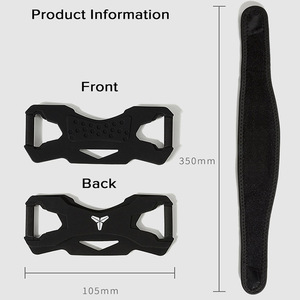 Ceinture de soutien ajustable pour le genou, accessoire en Silicone pour sport, en néoprène, <span class=keywords><strong>Patera</strong></span>, Fitness, dotée de bande de Protection - Product Image 6