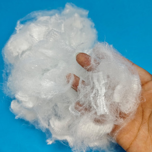 Tái chế màu trắng thấp nóng chảy <span class=keywords><strong>Polyester</strong></span> <span class=keywords><strong>STAPLE</strong></span> sợi PSF để làm đầy - Product Image 6
