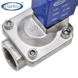 2 способа пилотная диафрагма <span class=keywords><strong>3</strong></span>/4 дюймов нержавеющая сталь 304 316 водяной электромагнитный клапан 220vac 24vdc - Product Image 3