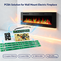 Chimenea Eléctrica de Pared con PCBA y Altavoz, Placa de Control para Chimenea Eléctrica con Función de Audio, OEM ODM