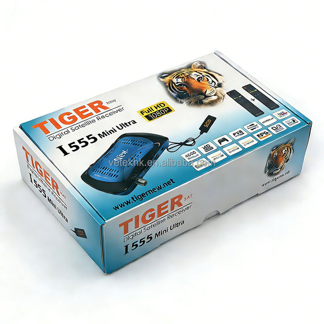 Two IR Sensor Design DVB-S2 Satellite Receiver 1080P Full HD Free To Air STB Support Multi Language