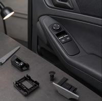 Boîtier de commutateur de lève-vitre électrique de porte de voiture moulé par injection et pièces structurelles en plastique pour l'assemblage