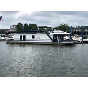 Casa flotante Somerset de aluminio usada de 1997, 75' x 16', con motor MerCruiser de 5.7L, casco de 22.86m de longitud, ID SZJ02486E797 - Product Image 3