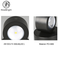 Applique murale LED moderne rechargeable, rotative à 350°, à intensité variable par toucher, garantie 2 ans pour chambre, salon, hôtel