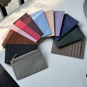 Portafoglio personalizzato da donna in finta pelle con Zip <span class=keywords><strong>e</strong></span> porta carte di credito - Product Image 5