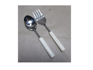 Ensemble de couverts en acier inoxydable poli de qualité supérieure, finition miroir, manche en résine, pour hôtels et restaurants, qualité alimentaire, fournisseur export - Product Image 3