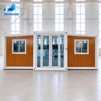 Maisons mobiles en conteneurs personnalisées de 20 pieds et 40 pieds, maisons préfabriquées de luxe, cabines extensibles, maisons préfabriquées en conteneurs pour hôtel
