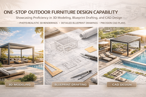 Ensemble de canapés rectangulaires contemporains en teck d'Indonésie et <span class=keywords><strong>rotin</strong></span> pour jardins, terrasses, chambres d'hôtel et mobilier de resort extérieur - Product Image 6