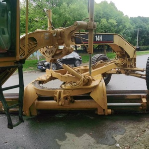รถเกรดเดอร์มือสอง Caterpillar 14H น้ำหนัก 18.8 ตัน เครื่องจักรปรับระดับถนนสำหรับงานหนัก เครื่องยนต์ Cat 3176 แท้ สำหรับโครงการทางหลวง - Product Image 4