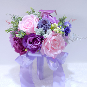 Shangji — grand <span class=keywords><strong>Bouquet</strong></span> <span class=keywords><strong>de</strong></span> fleurs artificielles, 300 cm, fausses fleurs, pour un mariage, pour la mariée, rouge bordeaux, blanc, bleu Royal, vente en gros, A-963 - Product Image 5