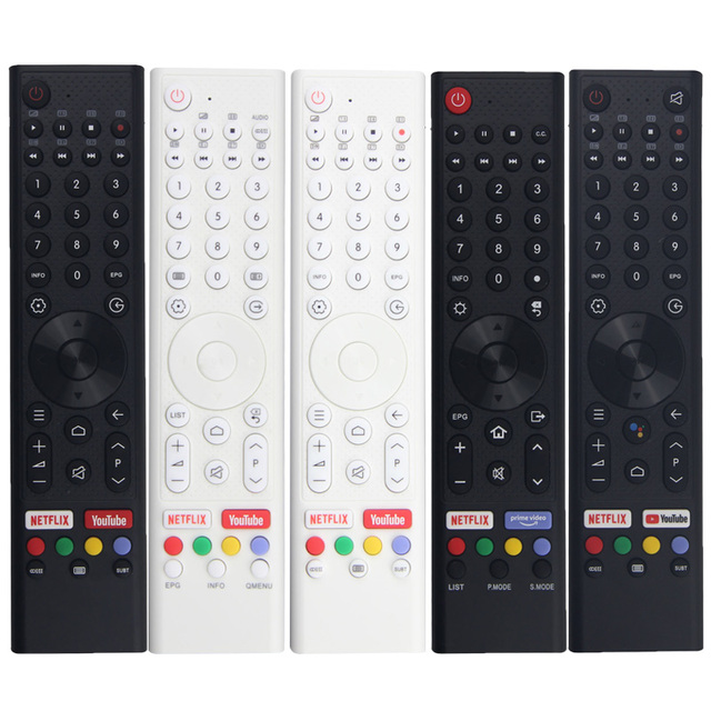 High Quality AIWA TV Bluetooth Voice Remote Control with youtube and Netfilx Buttons