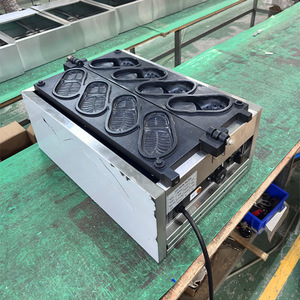 Trous antiadhésifs gaufre en forme de chaussure faisant la Machine gaz chauffage électrique chaussures commerciales forme gaufrier - Product Image 3