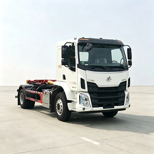 รถบรรทุกขยะติดตั้งแขนเกี่ยวคุณภาพสูง Dongfeng Chenglong สำหรับตู้คอนเทนเนอร์แบบหลายช่อง ใช้ระบบ Hook Lift  เครื่องยนต์ดีเซล สำหรับงานสุขาภิบาล - Product Image 1