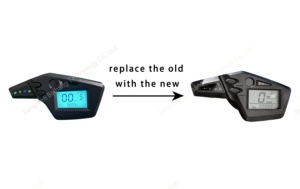 Tachimetro per bicicletta ad alta visibilità Display Cruscotto Contachilometri per moto per Yamaha <span class=keywords><strong>XT</strong></span> <span class=keywords><strong>660</strong></span> <span class=keywords><strong>R</strong></span> XT250 - Product Image 3