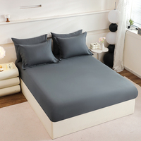 Premium 7-teiliges Bettwäsche set Matratze Topper Tröster Kissen bezüge Flach betttuch Alle gefüllten haltbaren Polyester für bequeme Entspannung