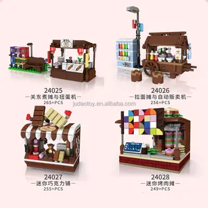 Mould King 24025-24034 Mini Street View Series Building Block Bricks Sets Small Plastic Creative Puzzle Block Toys For Kid Gifts