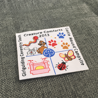 En gros, patchs brodés à coudre pour vêtements, personnalisés, en forme de dessin animé mignon, badges brodés, patchs tissés brodés sur mesure