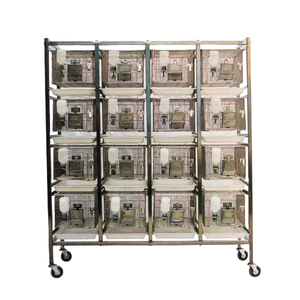 Jaula para Ratas de Laboratorio de Acero Inoxidable B3-16, Estante para Ratones de Doble Cara, Jaula Profesional para Ratones para Uso en Laboratorio, Acero Inoxidable SPF <span class=keywords><strong>Labo</strong></span> - Product Image 3