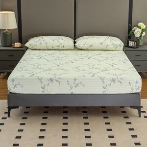 Sábana Ajustable Antibacteriana para Cama, Bordada, 400 Hilos, para Todas las Estaciones, 95% Algodón Orgánico, 5% Fibra de Plata - Product Image 4