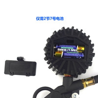 High Precision Digital Tire Pressure Gauge - LCD Display Inflator Gun with Hose for Car Truck Motorcycle Tire Inflation