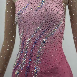 Abito da Pattinaggio Artistico per <span class=keywords><strong>Donne</strong></span> e Ragazze, Alta Qualità con Diamanti e Gioielli, Body Colorato per Bambini, <span class=keywords><strong>Costume</strong></span> da Pattinaggio su Ghiaccio - Product Image 5