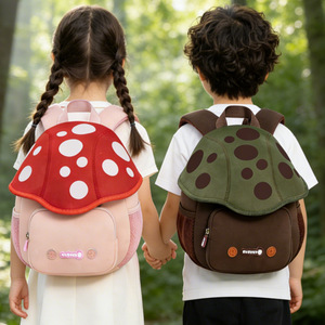 Mushroom <b>Backpack</b> For Toddler <b>Kids</b> Anti Lost School Bag Unisex Spring 2025 - Product Image 5