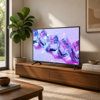 Pabrik Amaz OEM Grosir TV LED UHD 50 Inch ATV dan Smart TV Layar Datar 4K Smart TV untuk Penggunaan di Rumah