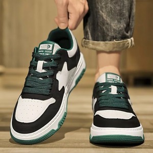 Nouvelles baskets décontractées à lacets en caoutchouc pour hommes, design de marque personnalisé, style urbain, coupe basse, pour le skateboard - Product Image 3