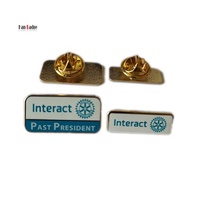 Goupille de Club interactive personnalisée, Badges rotatifs en laiton émail dur, plaqué or 24K, 12 pièces