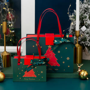 2024 boîte de sac en papier Offre Spéciale de luxe en gros boîtes de cadeau de Noël emballage boîte de cadeau de Noël - Product Image 6