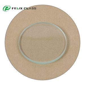 Verre trempé rond transparent personnalisé par le fabricant pour éclairage LED extérieur - Product Image 2