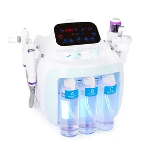 Leneely Pro − épurateur ultrasonique pour le visage, 6 en 1, Bio-eau, appareil de traitement et de dermabrasion, élimine les points noirs, sous vide, dermabrasion