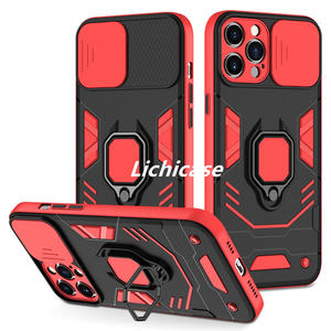 Lichicase Antichoc Béquille Couverture Arrière Téléphone Cas Pour <span class=keywords><strong>Huawei</strong></span> nova Y61 Dur PC Couverture Mobile - Product Image 5