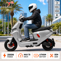 Moto électrique haute vitesse 2000W 70km/h Antivol Démarrage à distance Frein à disque Certifié CE UN38.3 OEM