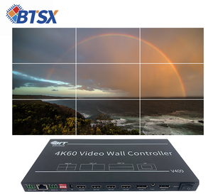 Ultra HD 지원 <span class=keywords><strong>4</strong></span>-Input9 출력 회전 접합 프로세서, 대형 디스플레이용 유연한 모드 및 FPGA 실시간 처리 - Product Image 4