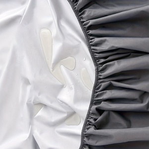 Protège-<span class=keywords><strong>matelas</strong></span> imperméable 100% avec draps ajustables et bande élastique – Tailles simple, double, king size 140x160x180x200 - Product Image 5