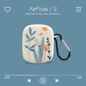 2 unids/set flor estuche para teléfono suave para <span class=keywords><strong>iPhone</strong></span> 12 y <span class=keywords><strong>auriculares</strong></span> para los <span class=keywords><strong>Airpods</strong></span> de Apple 1/2 pro - Product Image 4