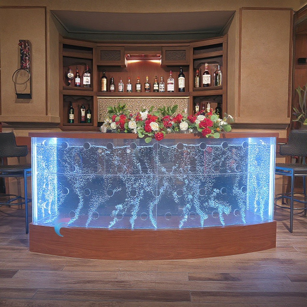 Acrylic Bar Counter - Modern LED Design, Waterproof