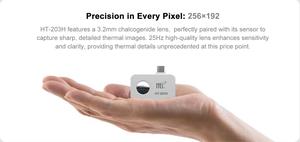 Caméra thermique miniature pour smartphone OEM Factory HTI 256*192 ISR 512*384 25Hz avec objectif pour inspection PCBA HVAC - Product Image 6